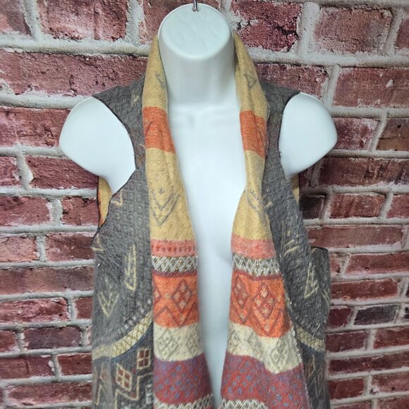 Soft Knit Cardigan One Size | Gray Sleeveless Cozy Layer Quiet Luxury Minimal - Picture 4 of 7